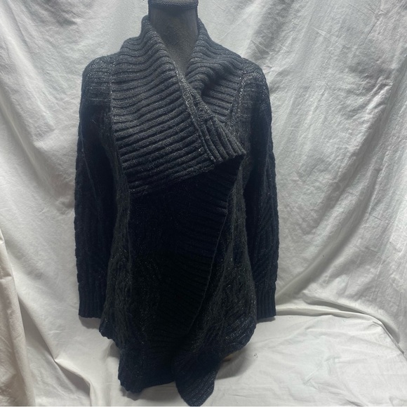 Ralph Lauren Open Front Shawl Cardigan sz M Wool Blend - Picture 7 of 8